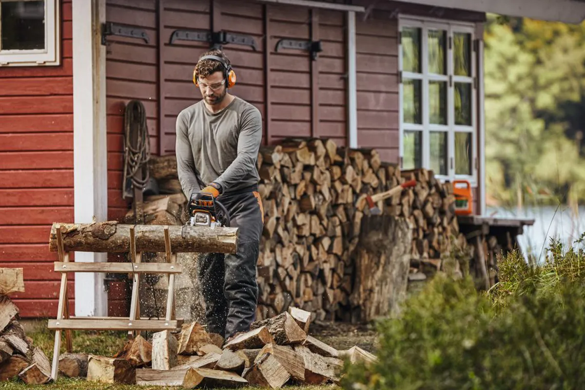 STIHL MS 182 PD3 cięcie brudnego drewna