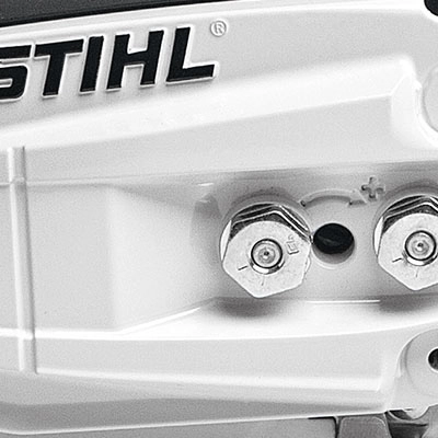 Boczny napinacz piły łańcuchowej