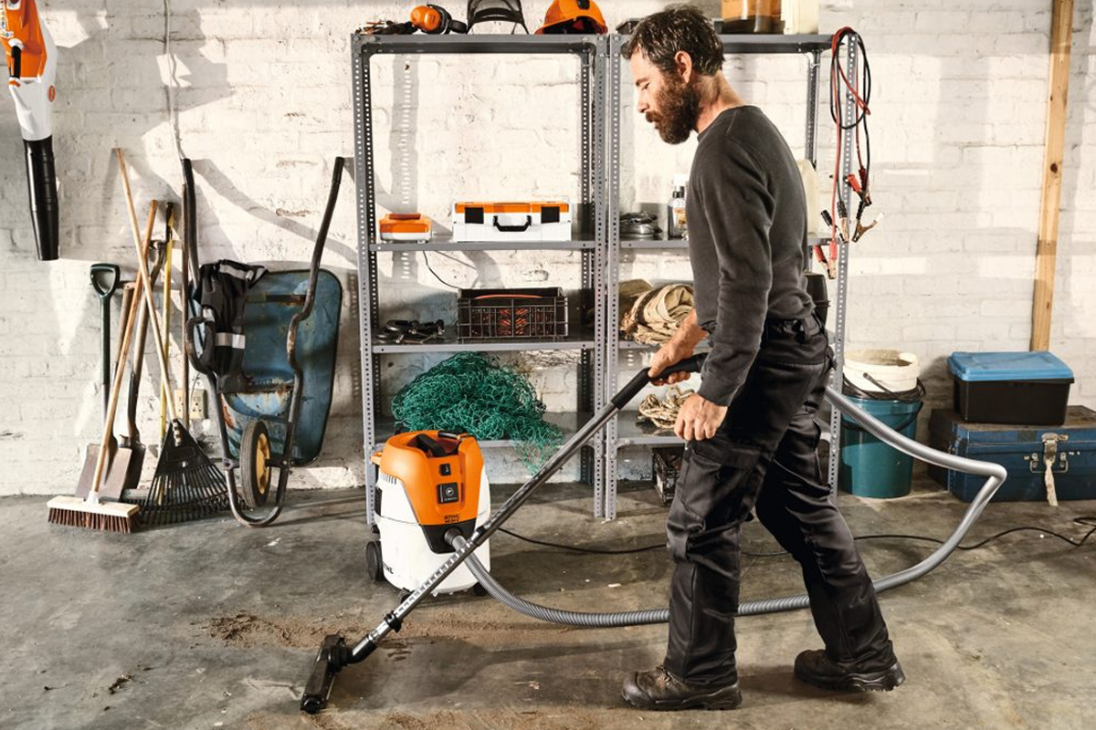 Funkcjonalność odkurzacza STIHL SE 62 E