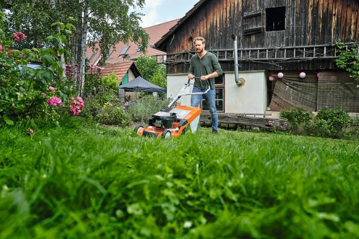 STIHL RM 650 VE rozruch elektryczny i napęd