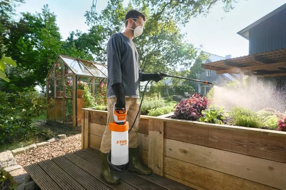 Regulacja ciśnienia i lanca STIHL SGA 30