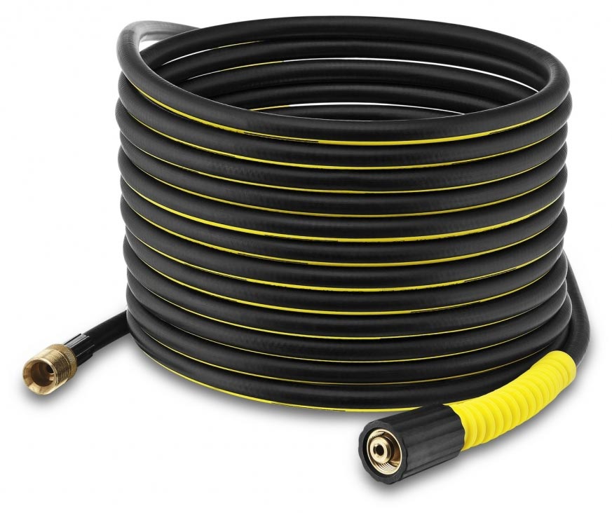 Przedłużka węża wysokociśnieniowego 10m do K 2 - K 7 firmy Karcher. Przedłużka węża wysokociśnieniowego 10m do K 2 - K 7 firmy Karcher. Prezentowana w pozycji leżącej.