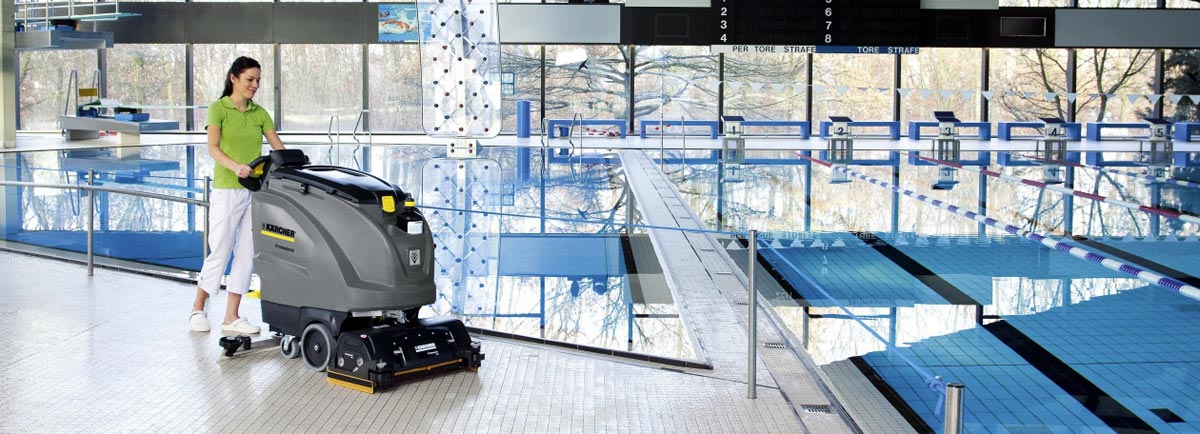 Przykład użycia szorowarki Przykład wykorzystania szorowarki Karcher B60 W