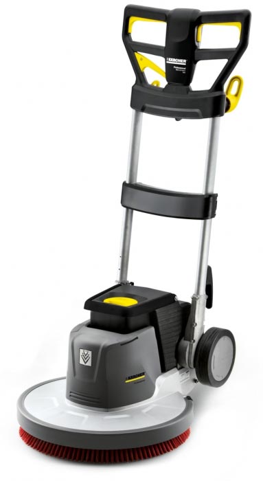 Profesjonalne urządzenie do szorowania BDS 51/180 C Adv firmy Karcher. Profesjonalne urządzenie do szorowania BDS 51/180 C Adv firmy Karcher. Prezentowane w pozycji stojącej.