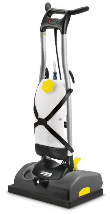 Profesjonalne, automatyczne urządzenie do czyszczenia BRS 43/500 C firmy Karcher. Profesjonalne, automatyczne urządzenie do czyszczenia BRS 43/500 C firmy Karcher. Prezentowane w pozycji stojącej.