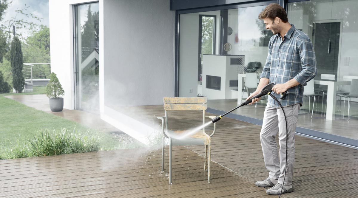 Przykład zastosowania myjki Karcher K 2 Full Control Home Myjka Karcher K 2 Full Control Home
