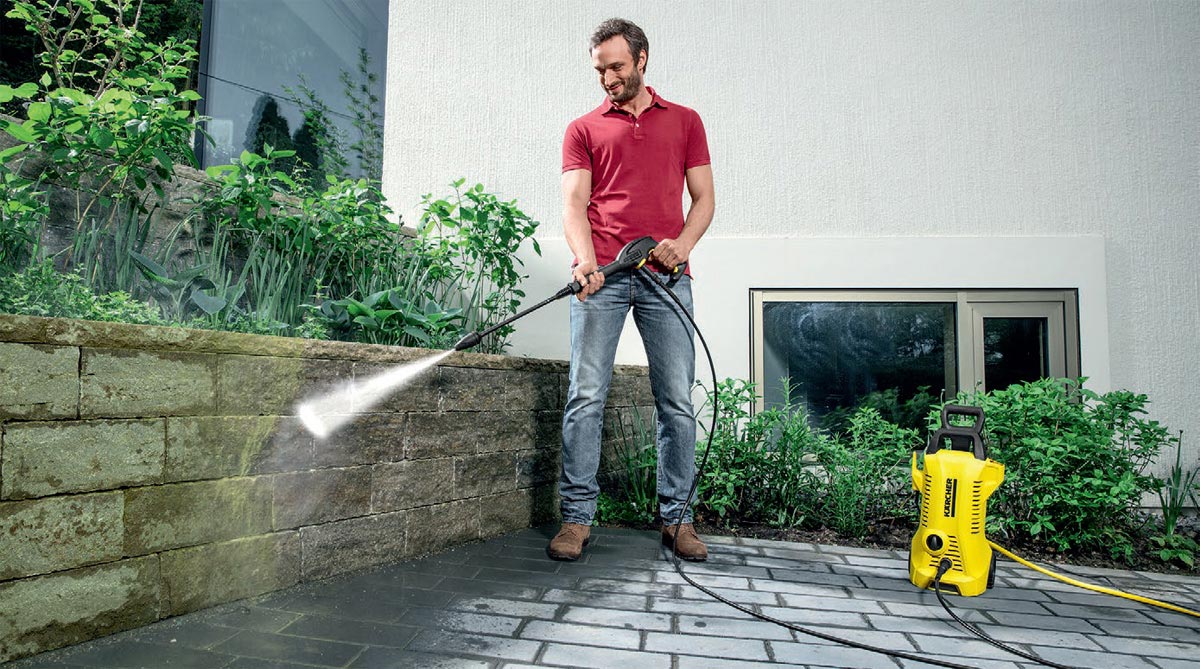 Przykład zastosowania myjki Karcher K 2 Full Control Myjka Karcher K 2 Full Control