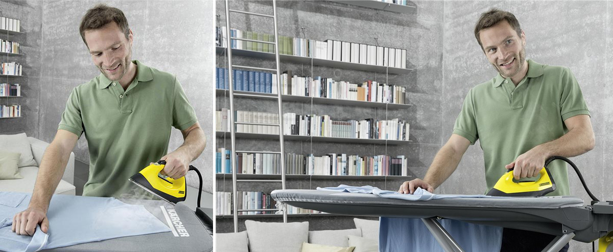 Parownica SC 5 EasyFix w zestawie z żelazkiem Karcher Parownica SC 5 EasyFix w zestawie z żelazkiem Karcher