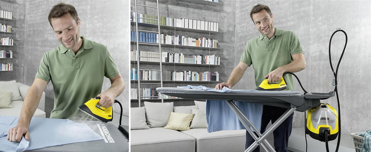 Parownica SC 4 w zestawie z żelazkiem Karcher Parownica SC 4 w zestawie z żelazkiem Karcher