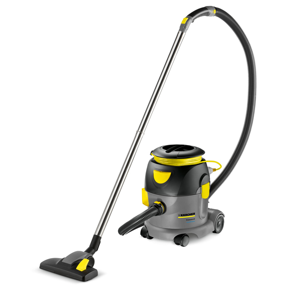 Profesjonalny odkurzacz jednofunkcyjny T 10/1 eco!efficiency firmy Karcher Profesjonalny odkurzacz jednofunkcyjny T 10/1 eco!efficiency firmy Karcher. Prezentowany w pozycji stojącej.