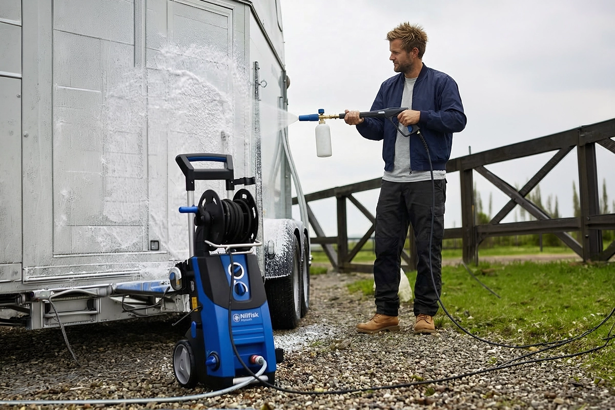 Aktywna piana nanoszona pianownicą mosiężną