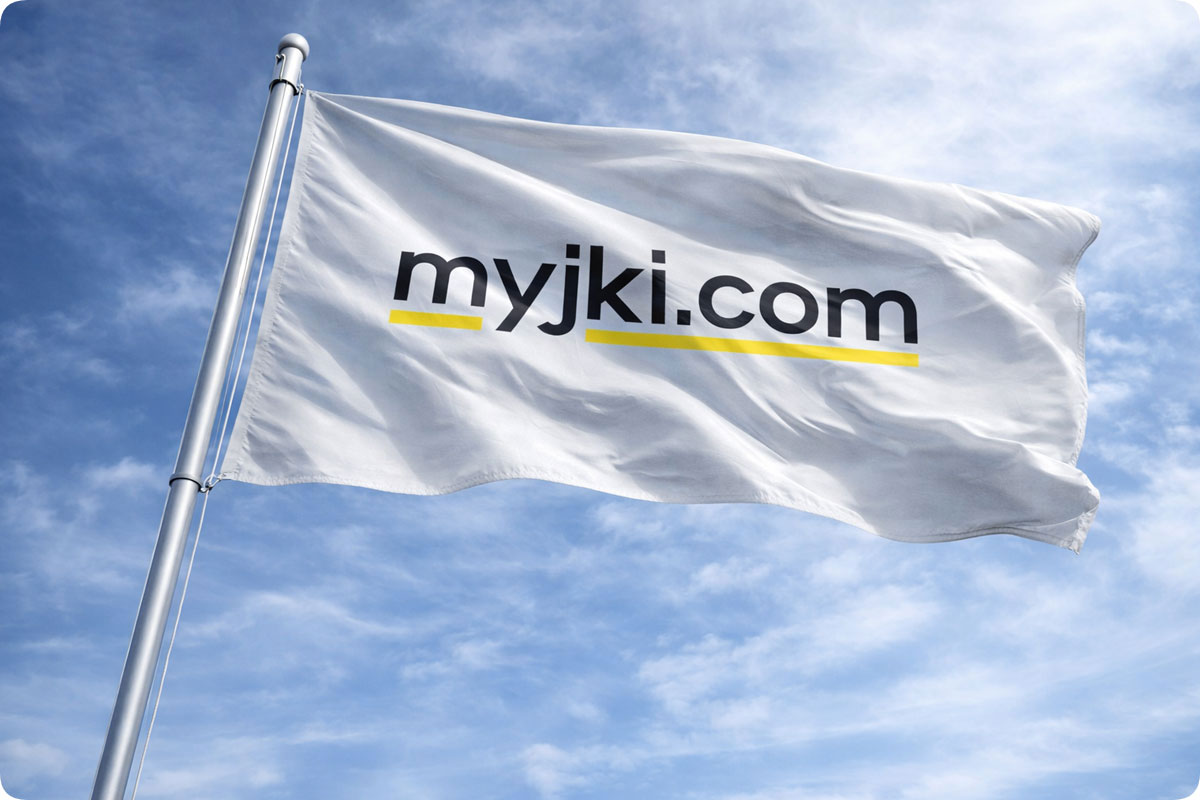 flaga z logo myjki.com