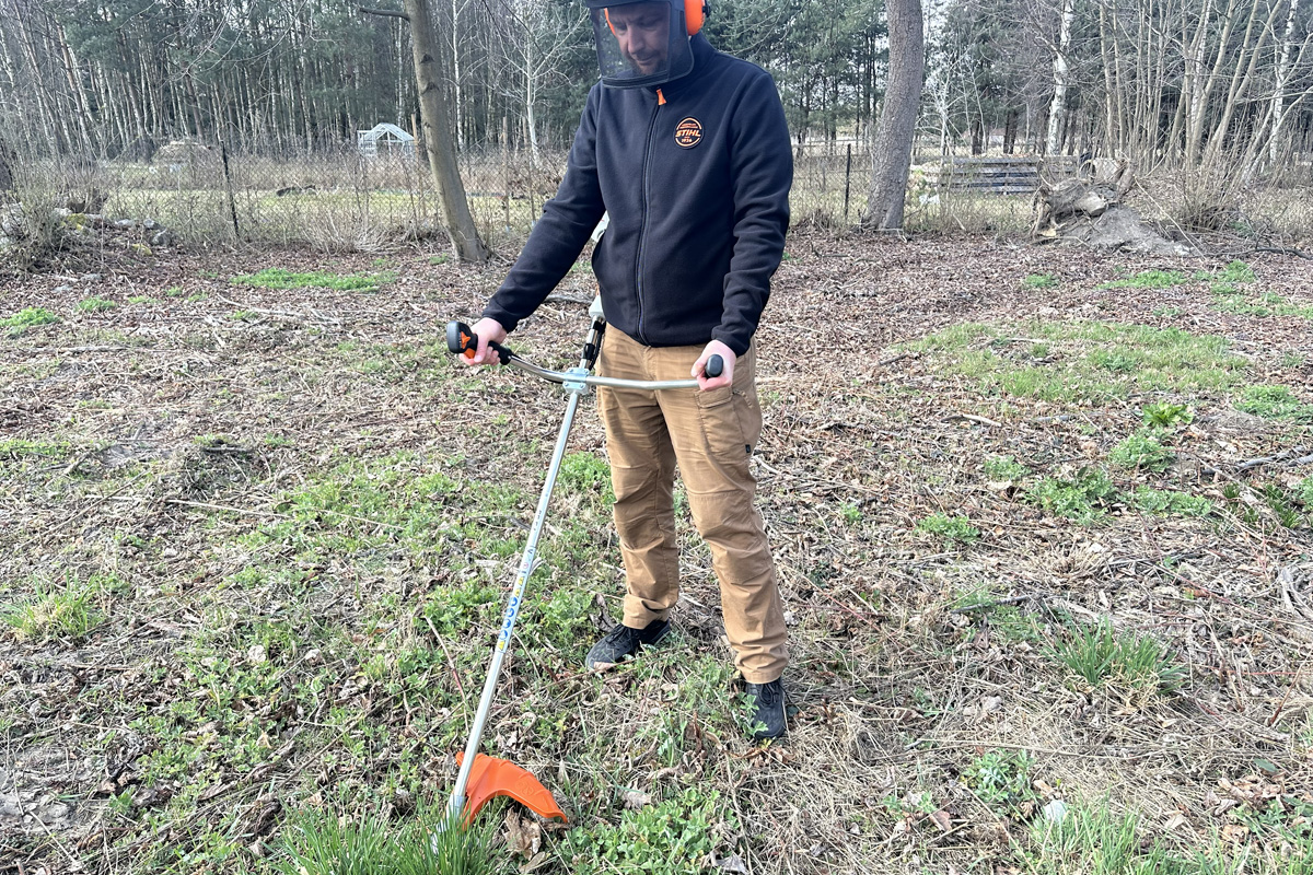 kosa fs 55 koszenie trway 