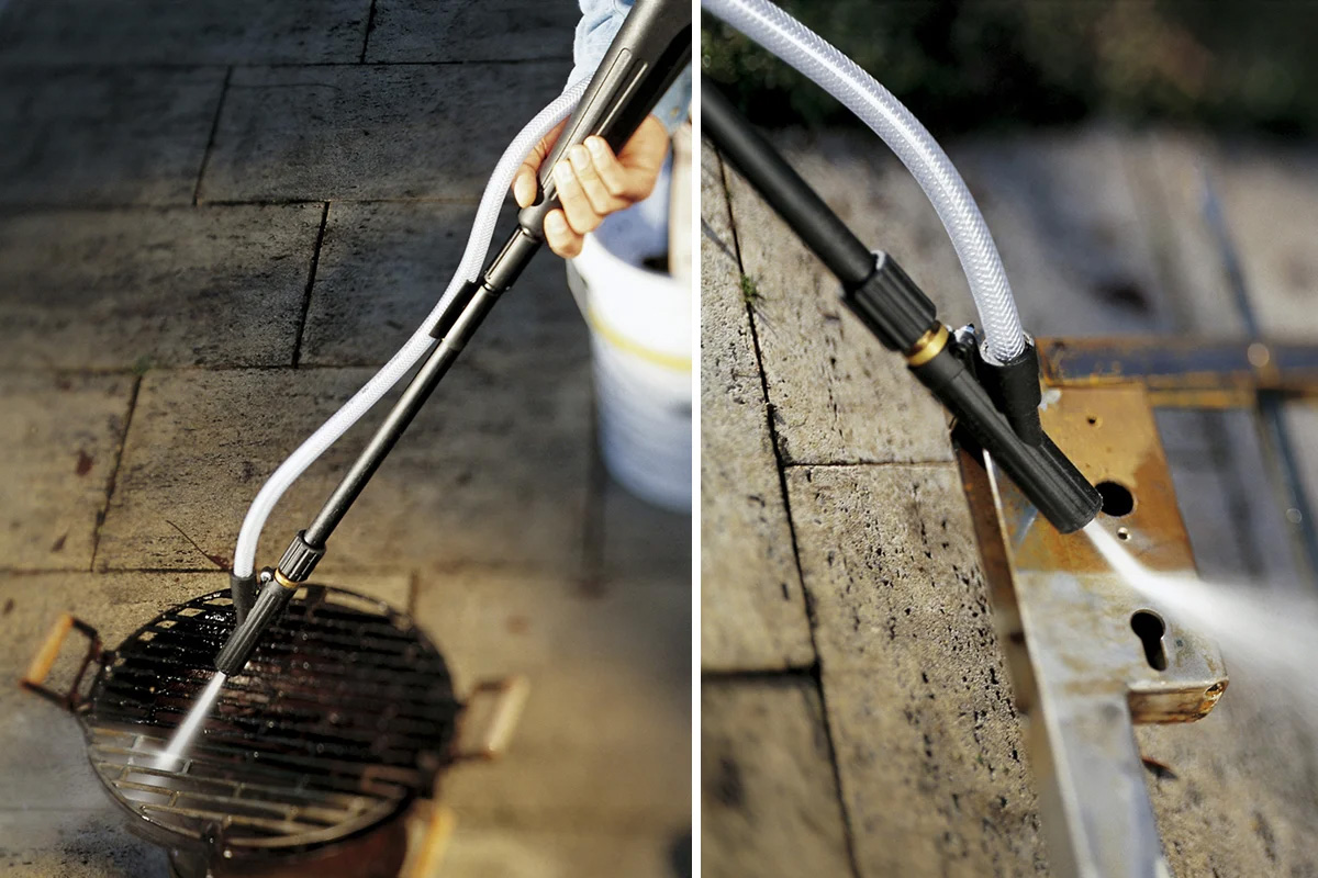 piaskowanie za pomocą myjki karcher