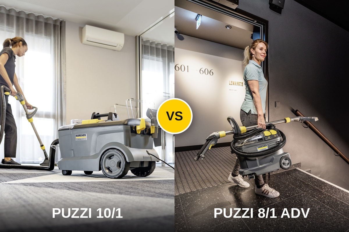 różnicę między karcher puzzi 8/1 adv i 10/1