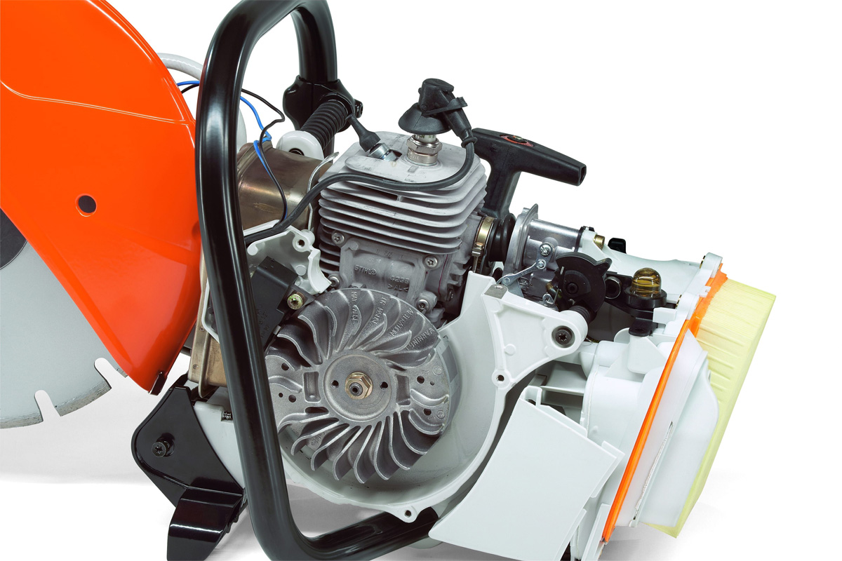 silnik w przecinarce stihl 420 2 mix